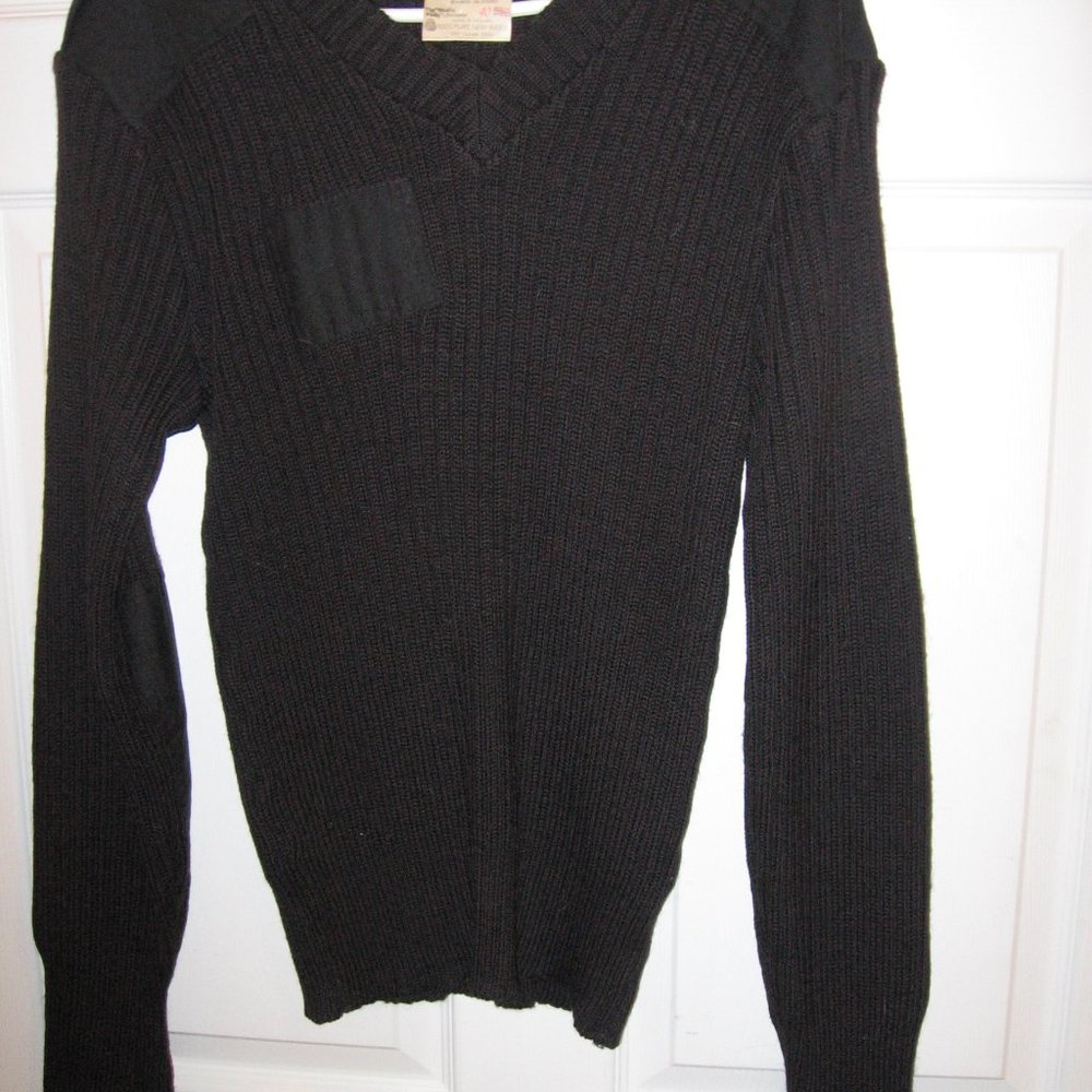 Vintage Brigade Quartermasters Wooly Pully V-Neck Sweater Men's Size 40